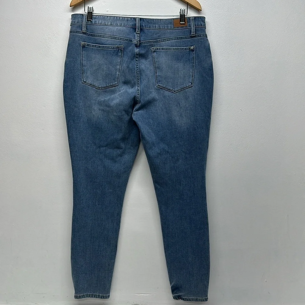 Judy Blue Jeans Denim High Waist Thermal Stretch Skinny Fit Blue Size 15 / 32